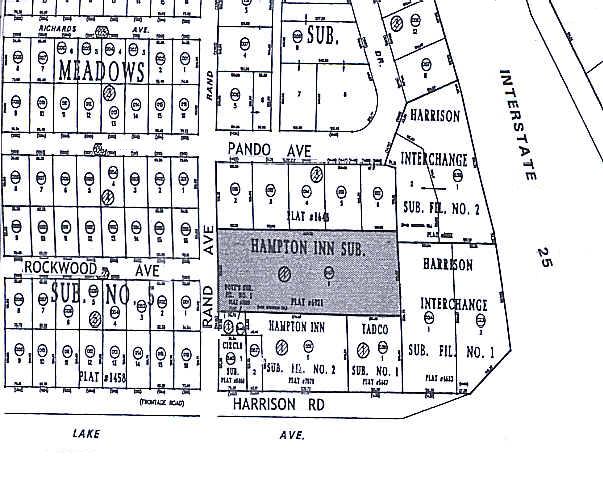1410 Harrison Rd, Colorado Springs, CO à vendre - Plan cadastral – Image 2 sur 6