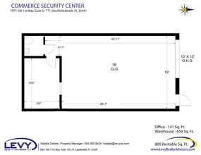 1533-1717 SW 1st Way, Deerfield Beach, FL à louer Plan d’étage– Image 2 sur 2