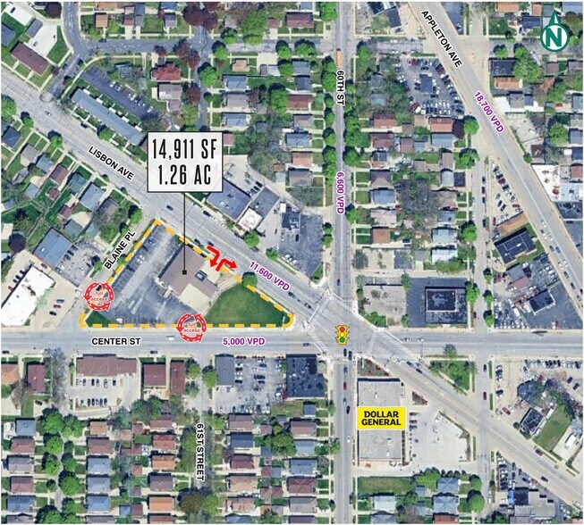 6055 W Lisbon Ave, Milwaukee, WI à vendre - Plan de site – Image 2 sur 2