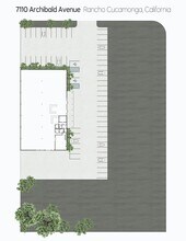 7110 Archibald Ave, Rancho Cucamonga, CA à louer Plan de site– Image 1 sur 1