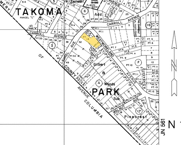 7010 Westmoreland Ave, Takoma Park, MD à vendre - Plan cadastral – Image 2 sur 22