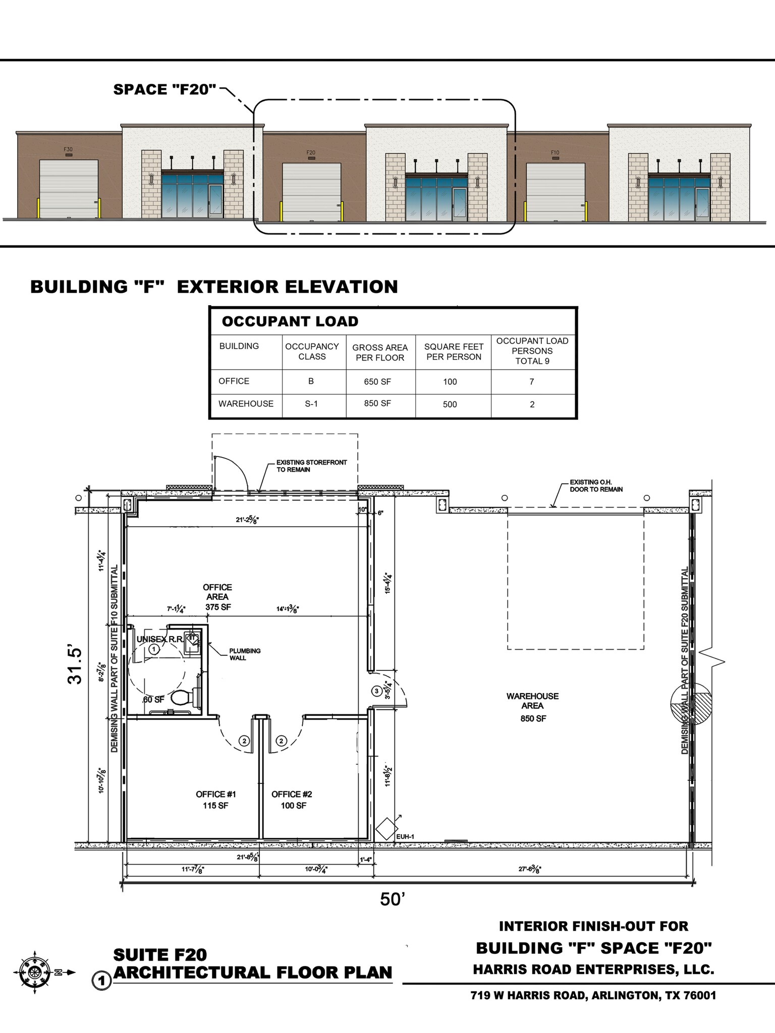 719 W Harris Rd, Arlington, TX à louer Plan de site– Image 1 sur 1