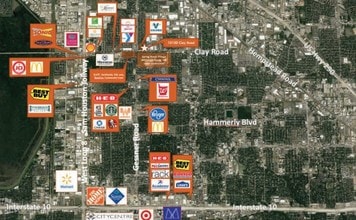 10100 Clay Rd, Houston, TX - Vue aérienne  vue de carte - Image1