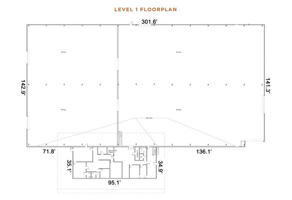 8600 Hempstead Rd, Houston, TX à louer Plan d’étage– Image 1 sur 1