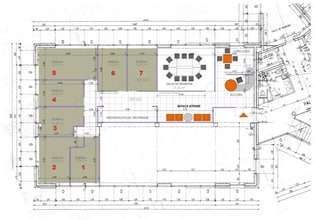 Bureau dans Écully à louer Plan d’étage– Image 2 sur 2