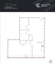 10088 102 Ave NW, Edmonton, AB à louer Plan d’étage– Image 2 sur 2