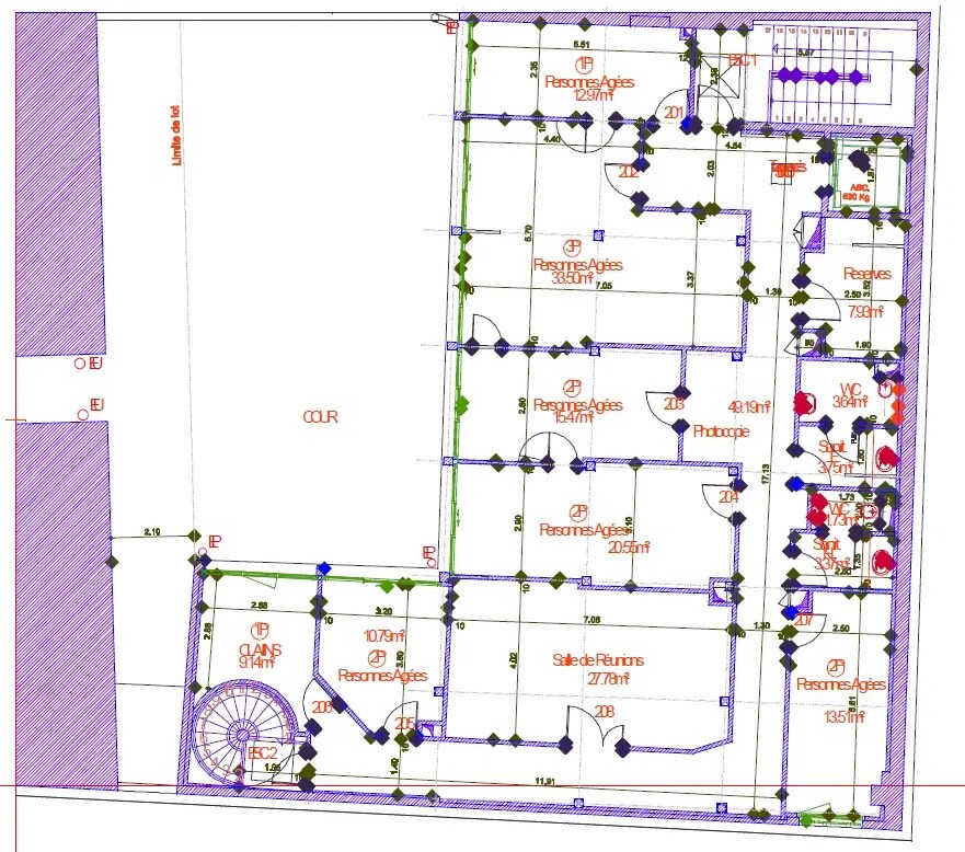 Bureau dans Paris à louer Plan d’étage– Image 1 sur 3