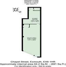 5 Chapel St, Exmouth à louer Plan d’étage– Image 1 sur 2