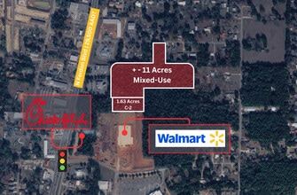 Industrial Drive & 3rd Avenue, Crestview, FL - Vue aérienne vue de carte - Image1