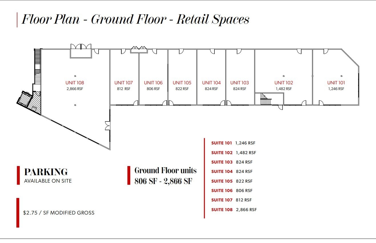 2310 Pasadena Ave, Los Angeles, CA à louer Plan d’étage– Image 1 sur 1
