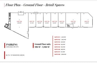 2310 Pasadena Ave, Los Angeles, CA à louer Plan d’étage– Image 1 sur 1