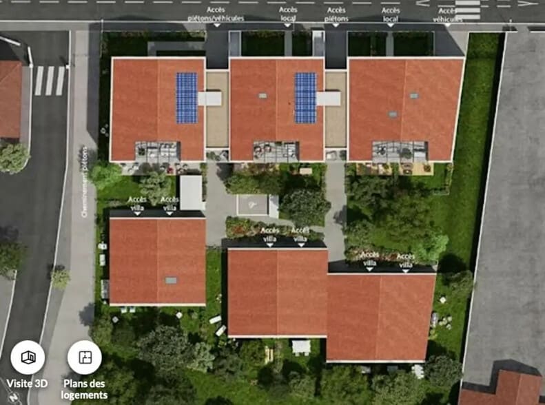 147-155 Rue Louis Plana, Toulouse à vendre - Plan de site – Image 2 sur 2