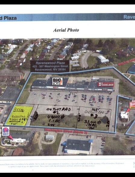 423-507 Washington St, Ravenswood, WV à vendre - Aérien – Image 2 sur 4