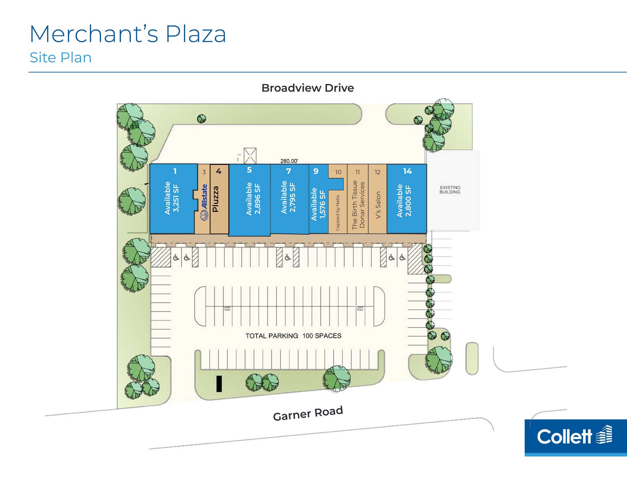 110 Garner Rd, Spartanburg, SC à louer Plan de site– Image 1 sur 5