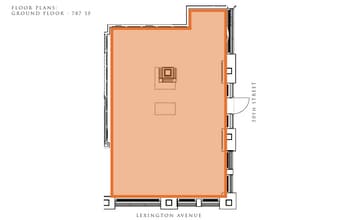567 Lexington Avenue, New York, NY à louer Plan d’étage– Image 2 sur 2