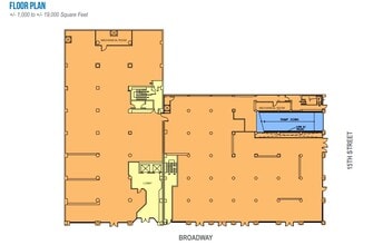 1500 Broadway, Oakland, CA à louer Plan d’étage– Image 1 sur 1