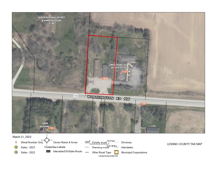 11906 Worthington Rd NW, Pataskala, OH à louer - Plan de site – Image 1 sur 3