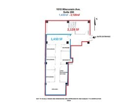 1000-1010 Wisconsin Ave NW, Washington, DC à louer Plan d’étage– Image 1 sur 10
