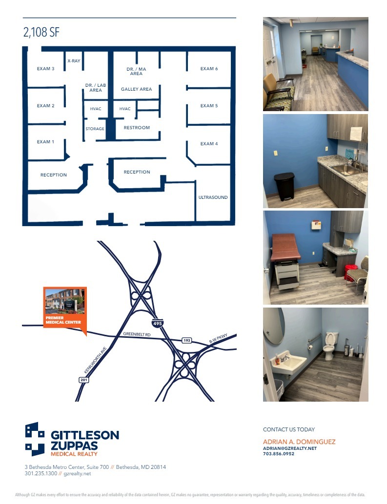 6201 Greenbelt Rd, College Park, MD à louer Plan d’étage– Image 1 sur 1