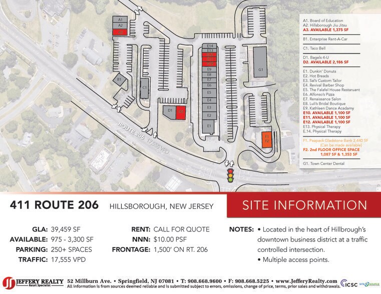 411 Us Highway 206, Hillsborough, NJ à louer - Photo de l’immeuble – Image 2 sur 3