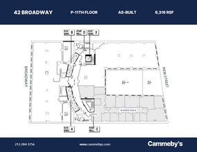 42 Broadway, New York, NY à louer Plan d’étage– Image 1 sur 1