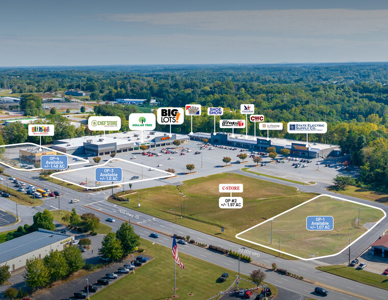 505-573 US 70 Hwy SW, Hickory, NC à louer - Photo de l’immeuble – Image 2 sur 5