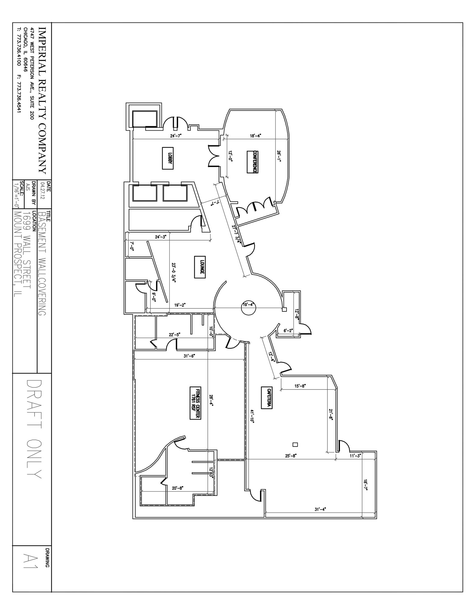 1699 Wall St, Mount Prospect, IL à louer Plan de site– Image 1 sur 1