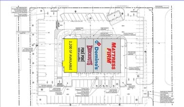 39707-39755 Ford Rd, Canton, MI à louer Plan d’étage– Image 1 sur 1