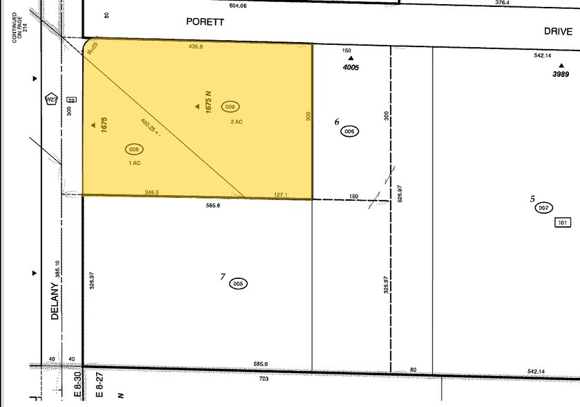 1675 N Delany Rd, Gurnee, IL à vendre - Plan cadastral – Image 2 sur 2