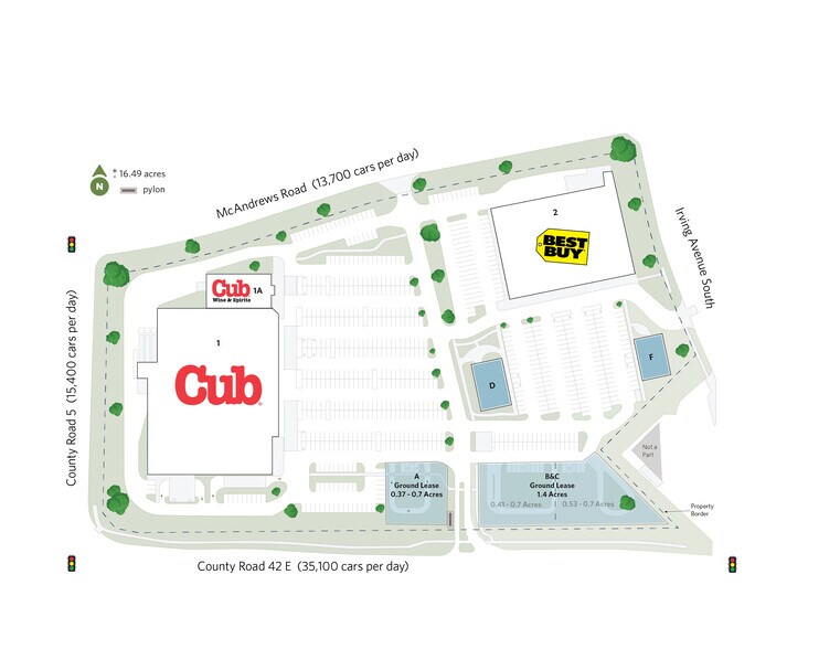 1750 County Road 42 W, Burnsville, MN à louer - Plan de site – Image 2 sur 6