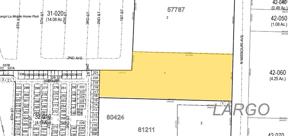 1229 Missouri Ave N, Largo, FL à vendre - Plan cadastral – Image 3 sur 7