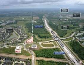 Swc Of Bailey Ave/CR 101 And County Road 94, Manvel, TX - VUE AÉRIENNE vue de carte