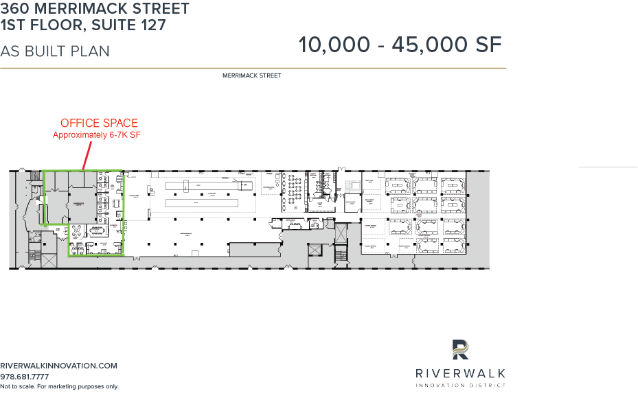 360 Merrimack St, Lawrence, MA à louer Plan d’étage– Image 1 sur 9