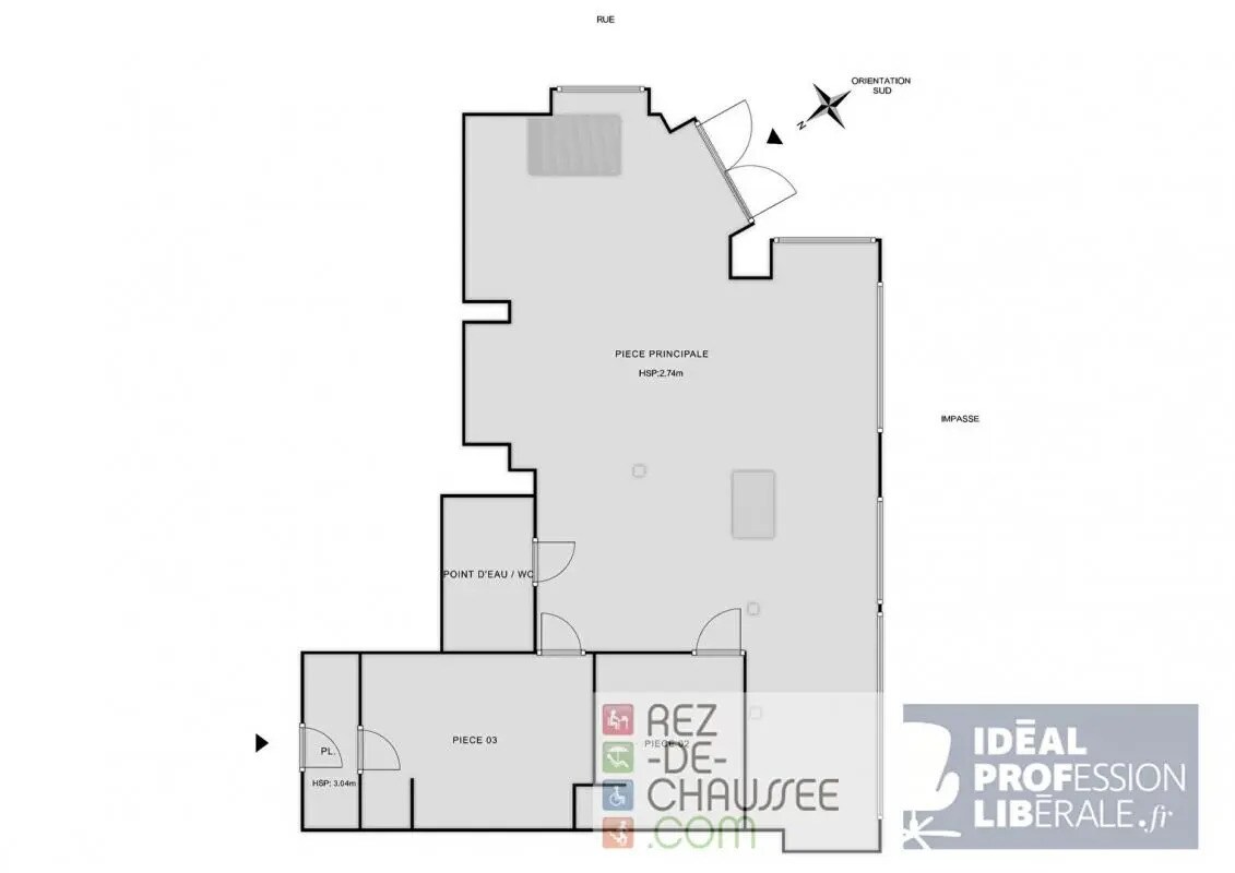 Bureau dans Paris à vendre Photo de l’immeuble– Image 1 sur 7