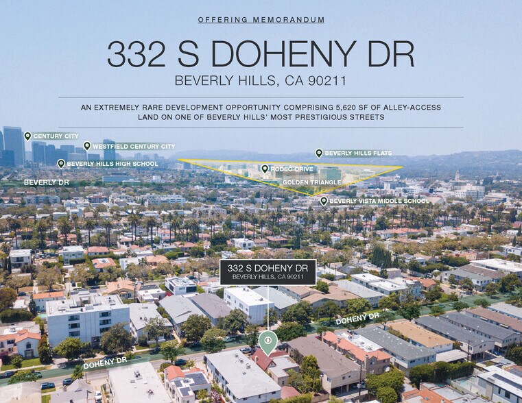 332 S Doheny Dr, Beverly Hills, CA à vendre - Photo de l’immeuble – Image 1 sur 14