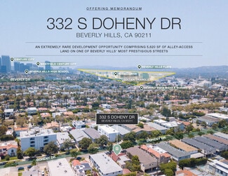 Plus de détails pour 332 S Doheny Dr, Beverly Hills, CA - Terrain à vendre