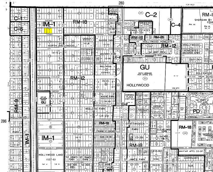 2033 Thomas St, Hollywood, FL à vendre - Plan cadastral – Image 3 sur 17