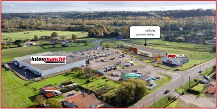 Saint-Sever - Vue aérienne  vue de carte