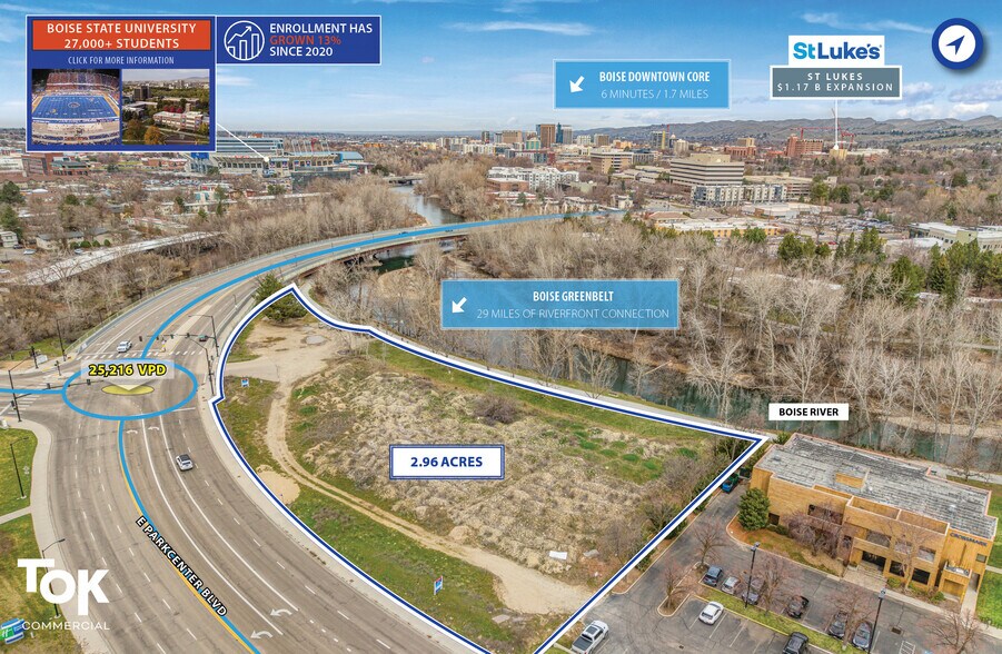 444 W Parkcenter Blvd, Boise, ID à vendre - Photo de l’immeuble – Image 2 sur 4