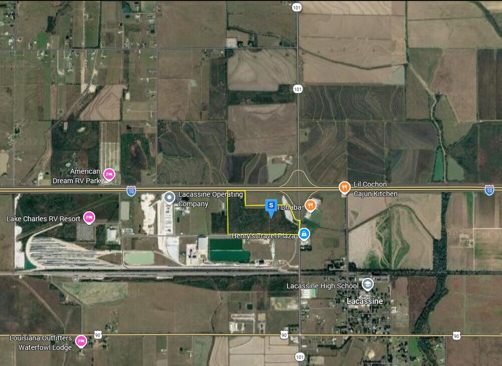 14389 LA 101 Hwy, Iowa, LA à vendre Aérien– Image 1 sur 2
