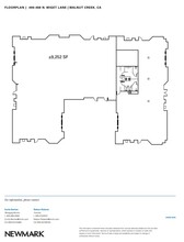 490-498 N Wiget Ln, Walnut Creek, CA à louer Plan d’étage– Image 1 sur 2