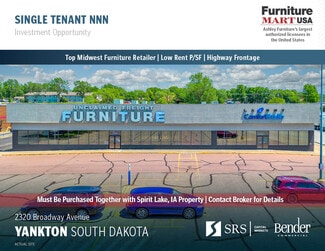 Plus de détails pour 2320 Broadway Ave, Yankton, SD - Local commercial à vendre