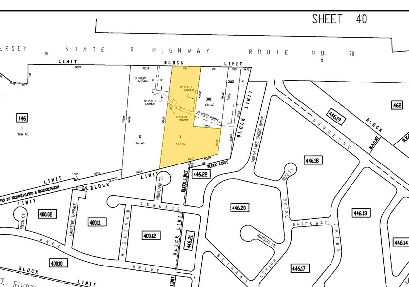 525 Route 70, Brick, NJ à louer - Plan cadastral – Image 2 sur 12