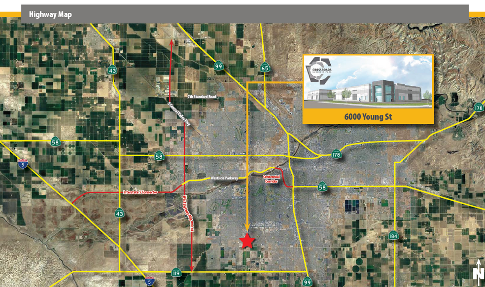 6000 Young Street, Bakersfield, CA à louer - Photo de l’immeuble – Image 3 sur 3