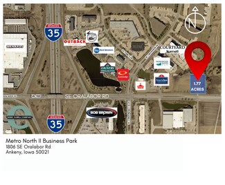 Plus de détails pour 1806 SE Oralabor Rd, Ankeny, IA - Terrain à vendre