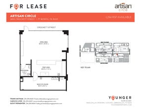 2973 W 7th St, Fort Worth, TX à louer Plan d’étage– Image 1 sur 1