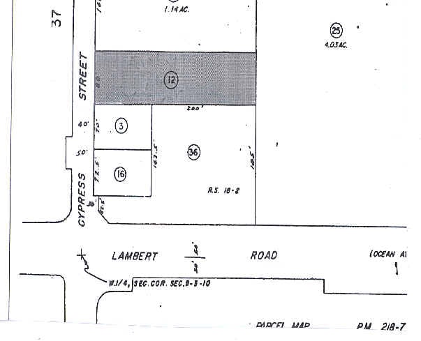620 S Cypress St, La Habra, CA à vendre - Plan cadastral – Image 2 sur 4