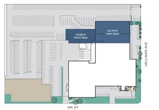 9292 9th St, Rancho Cucamonga, CA à louer Plan de site– Image 2 sur 3