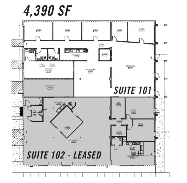 1027 E Washington St, Phoenix, AZ à louer Plan d’étage– Image 1 sur 1