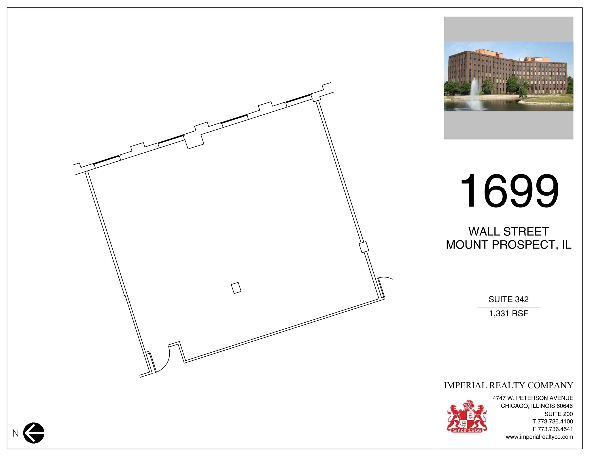 1699 Wall St, Mount Prospect, IL à louer Plan de site– Image 1 sur 1